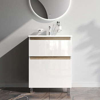 Тумба под раковину Am.Pm X-Joy M85AFSX0652WG 63х45х83 напольная цвет белый