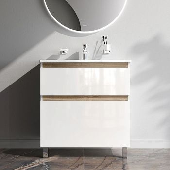 Тумба под раковину Am.Pm X-Joy M85AFSX0802WG 80х40 напольная цвет белый