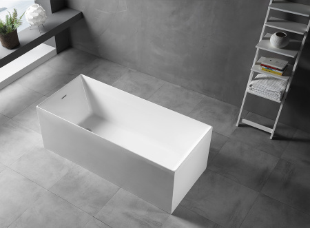 Ванна акриловая Abber AB9274-1.7 170х75 отдельностоящая прямоугольная с каркасом