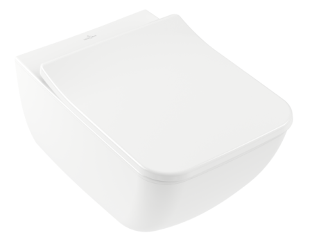 Чаша унитаза подвесная Villeroy Boch Venticello 4611R0R1 цвет белый без сиденья каскадный смыв