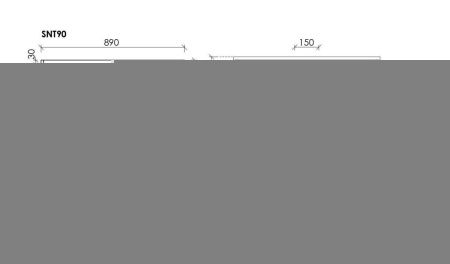 Тумба под раковину Sancos SNOB T SNT90W 90х40 подвесная цвет белый