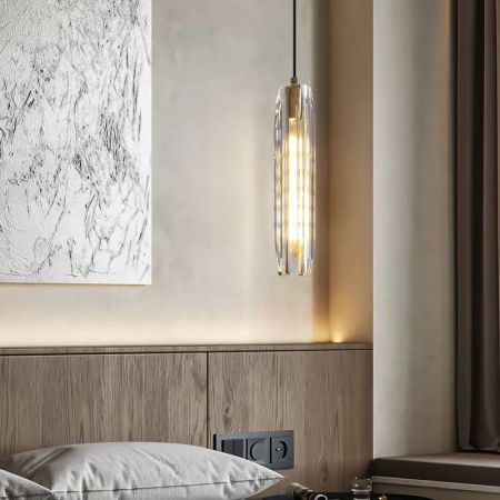 Светильник подвесной Delight Collection MT8851-1H bronze/clear
