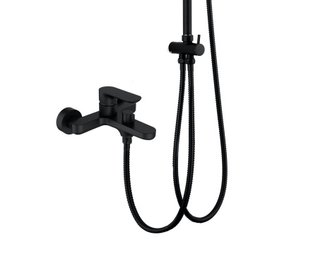 Душевая стойка Agger Gorgeous A0293544 настенная цвет черный