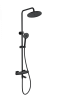 Душевая стойка Wonzon & Woghand Neo WW-B3035-A-MB настенная цвет черный с термостатом