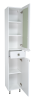 Шкаф-пенал Misty Урал Э-Ура0503501-01П 40х190 напольный цвет белый