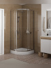 Душевой уголок Teymi Lina T00501 80х80 стекло прозрачное профиль хром с поддоном