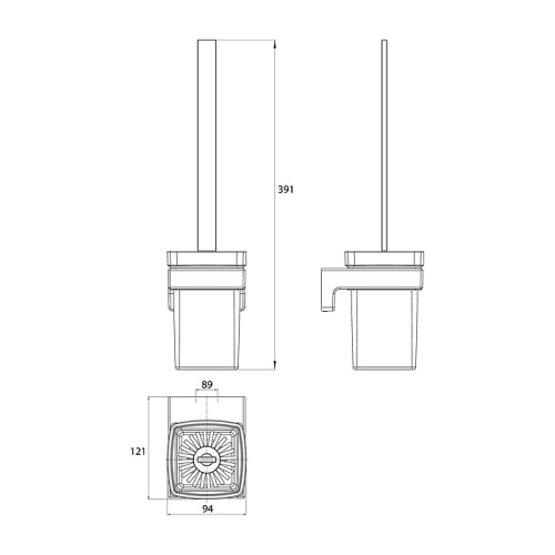 Ершик Emco Cue 3215 001 00 уценен - фото 2