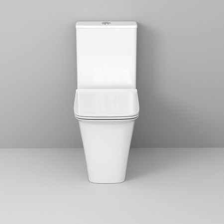 Унитаз напольный с бачком Grossman Galaxy GR-4468S белый с сиденьем микролифт безободковый каскадный смыв