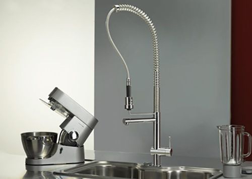 Смеситель для кухни Webert Kitchen Springy SN921402015 на мойку хром - фото 4