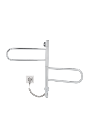 Полотенцесушитель электрический Vincea VTD-1R1CE 45х60 хром