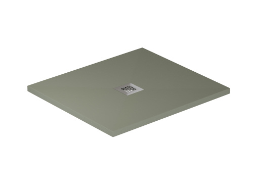 Душевой поддон Allen Brau Priority 8.31004-CGM 100х90 искусственный камень зеленый - фото 2