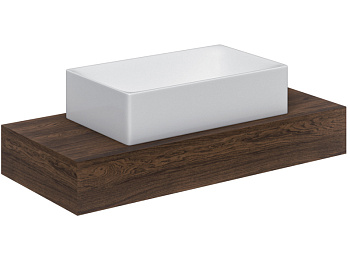 Раковина из санфаянса Scarabeo Skinny 5414 60х36 накладная цвет белый глянцевый