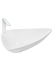 Раковина из сантехнического фаянса WeltWasser WW SK 10000004581 50 см накладная цвет белый без отверстий под смеситель