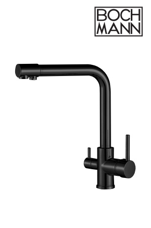 Смеситель для кухни BOCH MANN LAURA B BM10424 на раковину/на столешницу черный