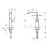 Смеситель Vitra Suit A4276539 на раковину черный