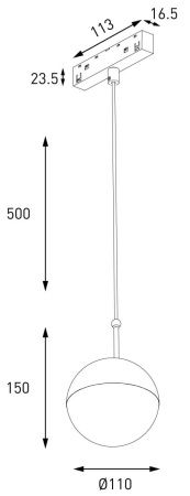 Трековый светильник Lumker SY-Link (СЫ-Линк) 00-00013693