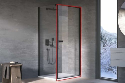 Душевая дверь Kolpa-San ANDROMEDA 516560 160х200 стекло прозрачное профиль серебро