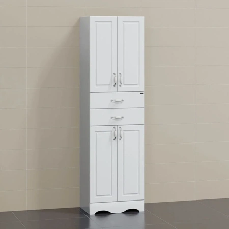 Шкаф-пенал СанТа Верона 700134 60х180 напольный цвет белый