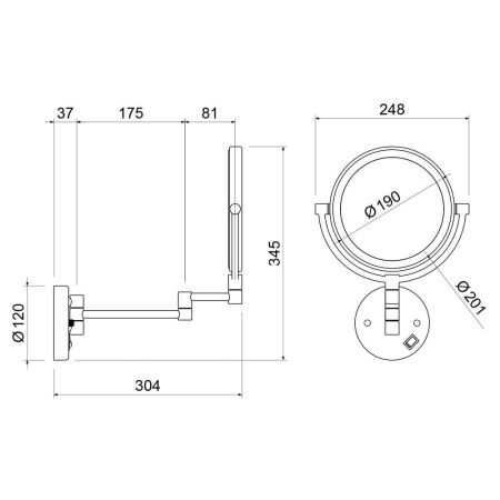Зеркало Timo Saona 13376/13