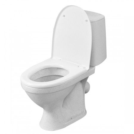 Унитаз-компакт напольный с бачком Santeri Соната 1P2012S0100BF белый с сиденьем каскадный смыв