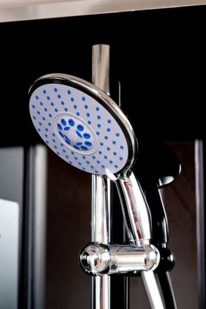 Душевая кабина AvaCan B90SBLACK 90х90 четверть круга с крышей ориентация универсальная