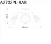 Люстра на штанге Arte Lamp Nicole (Ницоле) A2702PL-8AB
