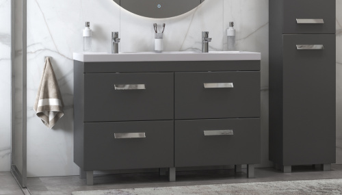 Тумба под раковину Velvex ORLANDO tnORL.120-232 120х45х80 напольная цвет серый - фото 3