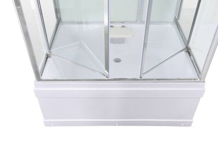 Душевая кабина AvaCan V V5012LED 120х90 прямоугольная с крышей ориентация универсальная