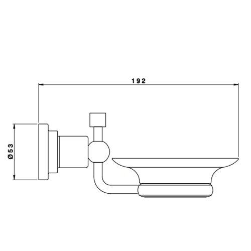 Мыльница Nicolazzi Monte Croce 1487CR27 - фото 2