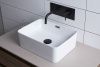 Раковина керамическая Aquanet Perfect PERFECT-1 40х30 накладная цвет белый без отверстий под смеситель