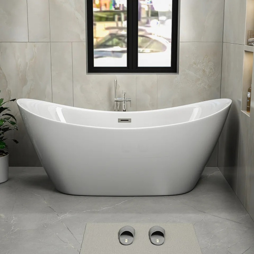 Ванна акриловая Cerutti SPA CT9319 170х75 отдельностоящая овальная
