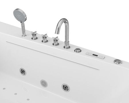 Ванна акриловая Grossman GR-17095R 170х95 пристенная асимметричная с ножками