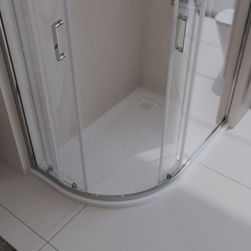 Душевой поддон BelBagno UNO TRAY-MR-UNO-RH-120/90-550-35-W-R-BO 120х90 искусственный мрамор белый - фото 3