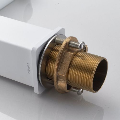 Смеситель Shevanik S6101C на раковину белый - фото 5