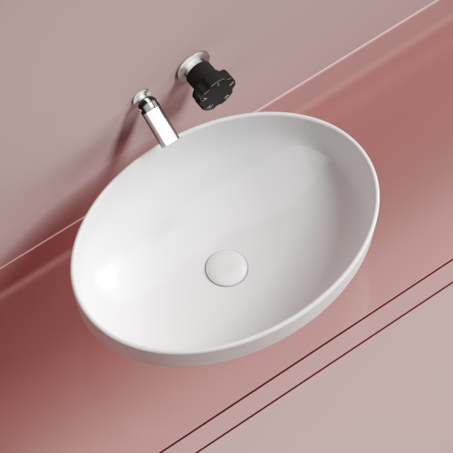 Раковина Ceramica Nova ELEMENT 50 см CN6056MW накладная цвет белый матовый - фото 3