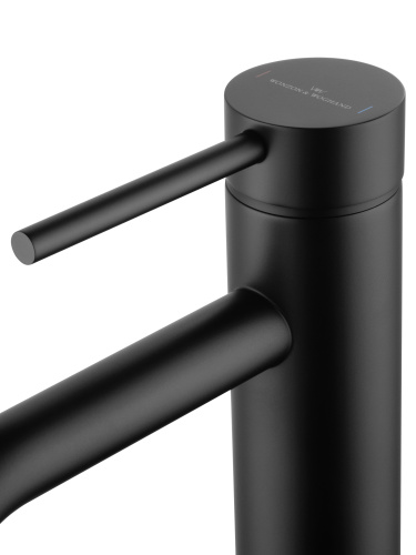 Смеситель Wonzon & Woghand Stick WW-88139017-MB на раковину/столешницу черный - фото 4