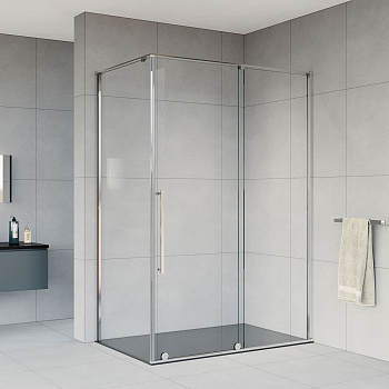Душевой уголок Vincea Arno VSR-1A9014CL 140х90 стекло прозрачное профиль хром глянцевый без поддона