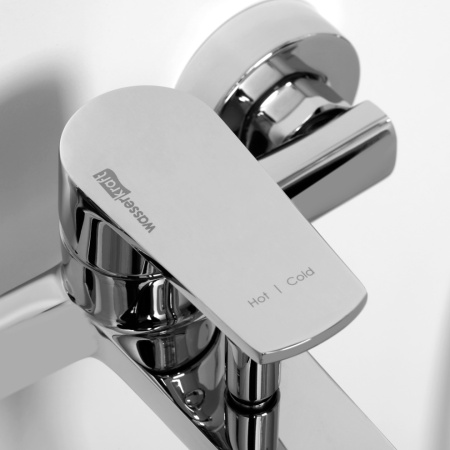 Смеситель для ванны и душа WasserKRAFT Dill 6100 6101 настенный хром