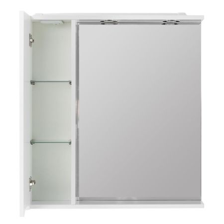 Зеркало-шкаф BelBagno Fly-Marino MARINO-SPC-600/750-1A-BL-P-L 60х80 подвесной цвет белый