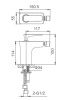 Смеситель Wonzon & Woghand Shark WW-485001-CR на биде хром