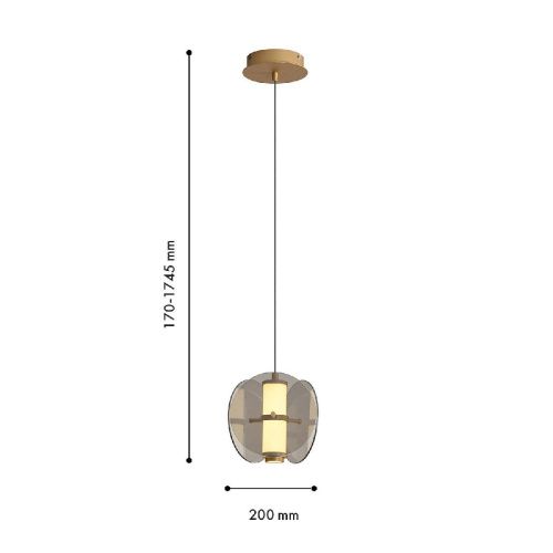 Светильник подвесной Favourite Fada (Фада) 4625-1P - фото 2
