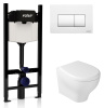 Комплект унитаз с инсталляцией Valsir KIT VSWM 7212 Slim P1