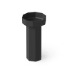 Раковина керамическая Dea Design Pedestal Basin DD2025 480 16 50х50 напольная цвет черный без отверстий под смеситель