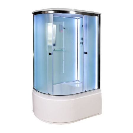 Душевая кабина AvaCan D120SRLED 120х80 асимметричная с крышей ориентация правая