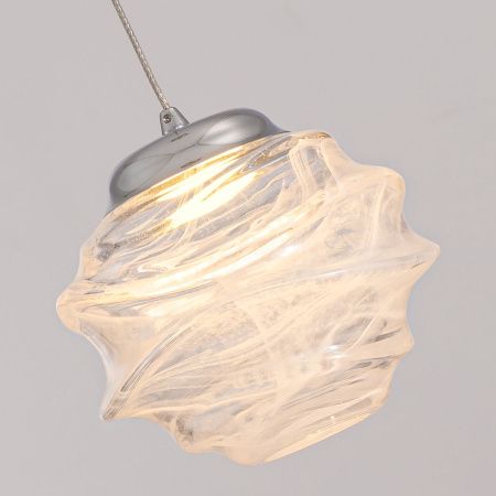 Светильник подвесной Delight Collection MD25030003-1A chrome/clear
