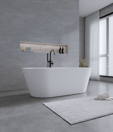 Ванна из искусственного камня Timo ELISSA ELISSA1580 160х75 отдельностоящая овальная