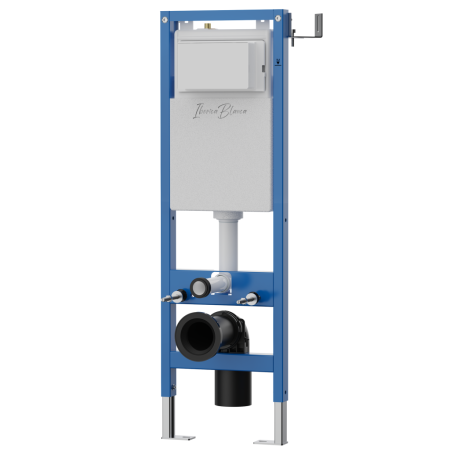 Комплект сантехническая инсталляция с клавишей смыва Iberica Blanca INOX-C IB.001M.1172