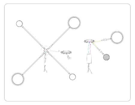 Люстра на штанге Ambrella Light LineTech (ЛинеТецх) FL51632