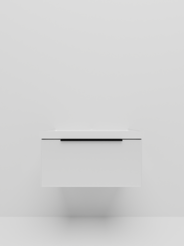 Тумба с раковиной La Fenice SIMPLA NFNC-01-SIM-B-80-3-80 81х36х47 подвесная цвет белый - фото 2