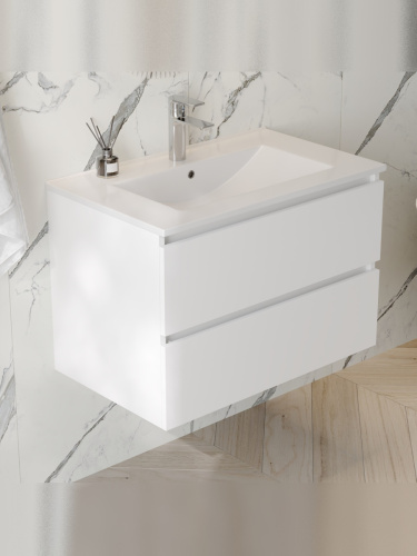 Тумба с раковиной Teymi Laina F16030 75х46х50 подвесная - фото 5